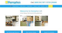 Desktop Screenshot of hampton-kitchens.co.uk